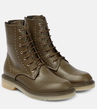 Botas de combate de piel | Max Mara