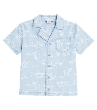 Printed denim shirt | Stella McCartney Kids