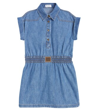 Denim dress | Brunello Cucinelli Kids