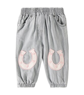 Baby embroidered straight jeans | Stella McCartney Kids