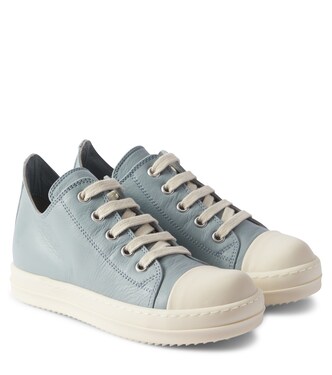 Leather low-top sneakers | Rick Owens Kids