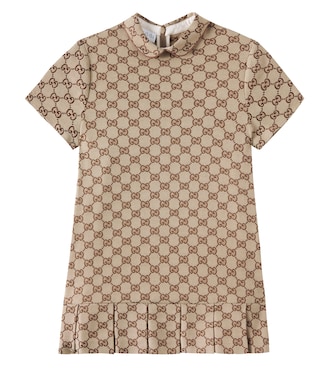 GG canvas pleated dress | Gucci Kids