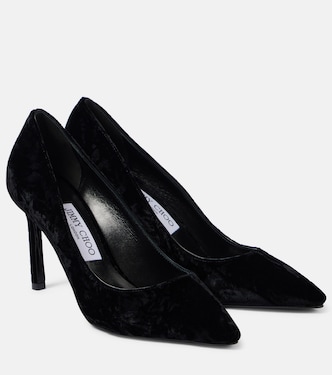 Romy 85 velvet pumps | Jimmy Choo