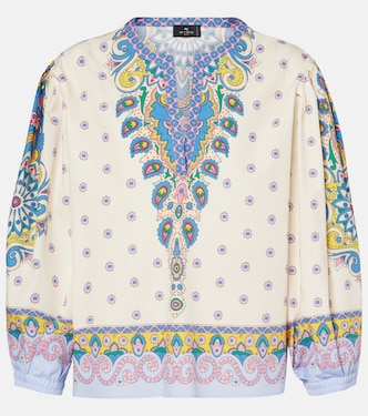 Printed cotton top | Etro