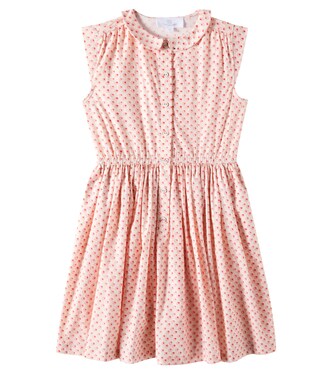 Ines polka-dot cotton dress | C'era Una Volta