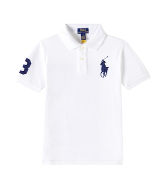 Embroidered cotton piqué polo shirt | Polo Ralph Lauren Kids