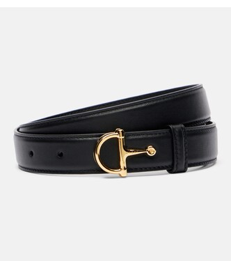 Horsebit leather belt | Gucci