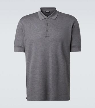 Polohemd aus Baumwolle und Seide | Zegna