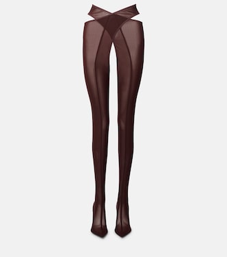 Cheopissima 105 mesh over-the-knee boots | The Attico