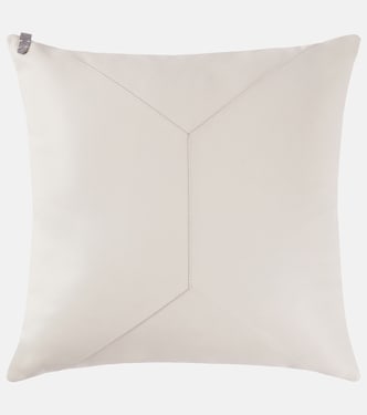 Monili leather cushion | Brunello Cucinelli