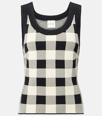 Pippa checked tank top | Posse