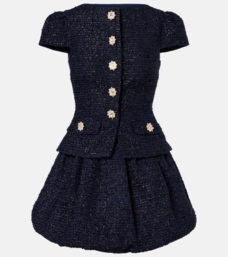 Bouclé minidress | Self-Portrait