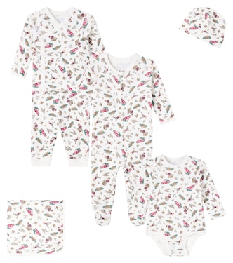 Baby Polo Bear printed cotton gift set | Polo Ralph Lauren Kids