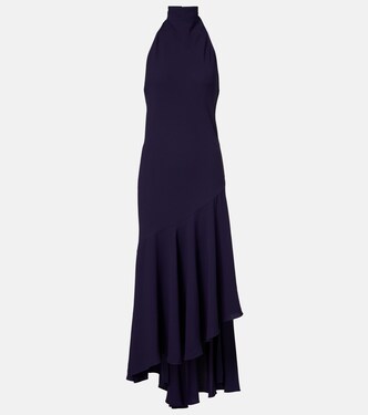 Asymmetric halterneck maxi dress | Alaïa