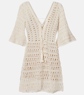 Crochet cotton minidress | Anna Kosturova