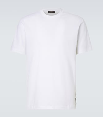 Cotton and silk jersey T-shirt | Slowear
