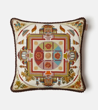 Embroidered cotton cushion | Etro