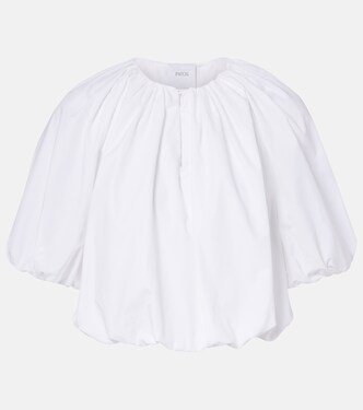 Gathered cotton top | Patou