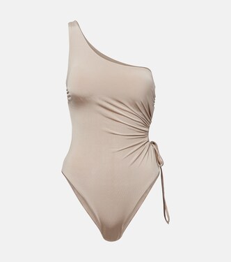Canarie ruched one-shoulder swimsuit | Max Mara