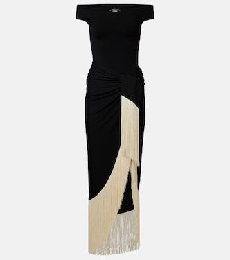 Romy fringed swimsuit and beach cover-up set | Taller Marmo