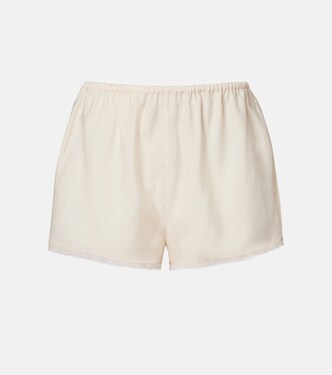Perla lace-trimmed shorts | Posse