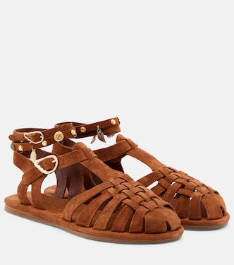 Karina suede fisherman sandals | Ancient Greek Sandals