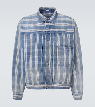No.213 checked denim jacket | A.Presse