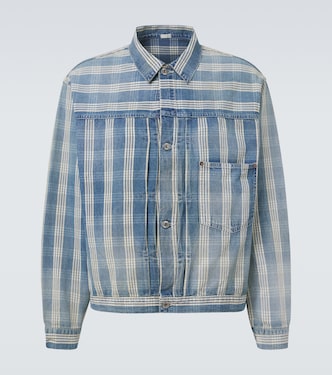 No.213 checked denim jacket | A.Presse