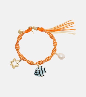 Bracelet Calypso en macramé à charms | Alémais