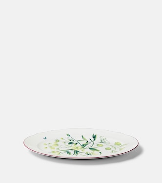 Florenza Duchessa floral porcelain platter | Ginori 1735