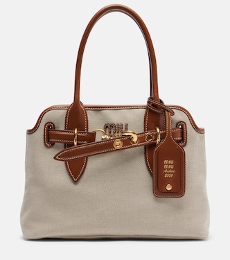 Aventure Small canvas tote bag | Miu Miu