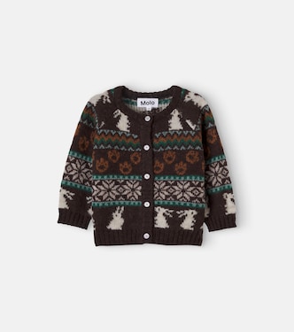 Baby Bobi Fair Isle cardigan | Molo
