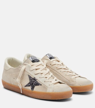 Zapatillas Super-Star de ante con glitter | Golden Goose