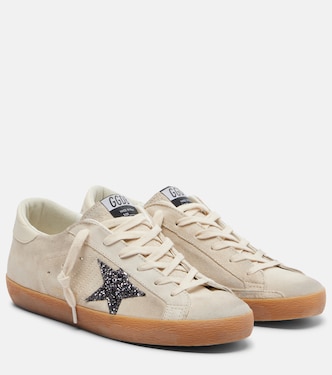 Super-Star glitter suede sneakers | Golden Goose