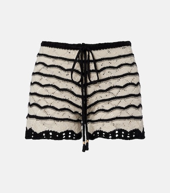 Shorts Kim de croché en mezcla de algodón | Bananhot