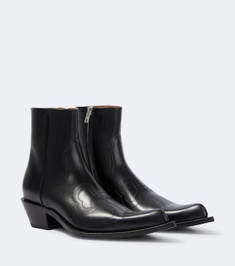 Leather cowboy boots | Acne Studios