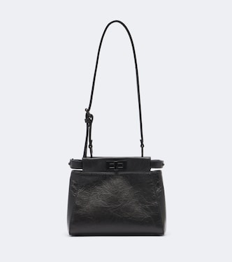 Peekaboo® Mini leather tote bag | Fendi