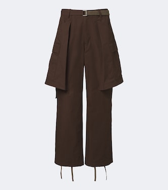 Cotton-blend ripstop cargo pants | Sacai