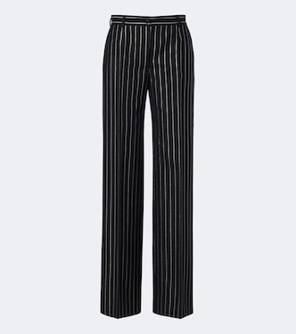 Pantalon ample en laine mélangée | Dolce&Gabbana