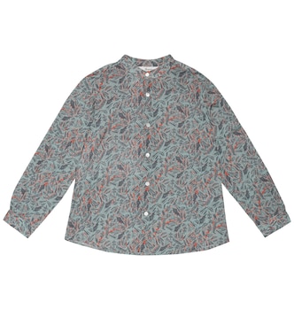 Eugene printed cotton shirt | Bonpoint