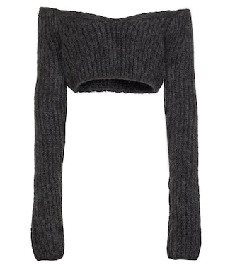 Pull en mohair, soie et cachemire mélangés | Fendi