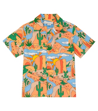 Printed cotton shirt | Stella McCartney Kids