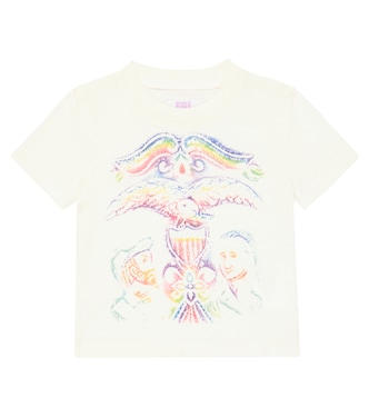 Printed cotton-blend T-shirt | ERL Kids