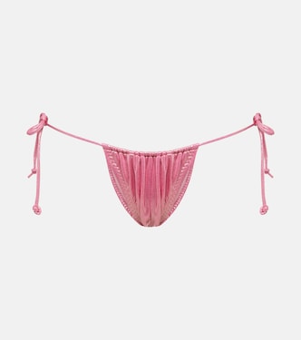 Metallic triangle bikini | Norma Kamali