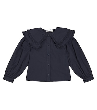 Jimena ruffled cotton blouse | The New Society