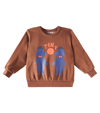 Tiny Dogs cotton jersey sweatshirt | Tinycottons
