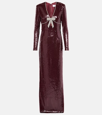 x Nicky Hilton Zelda sequined gown | Rebecca Vallance