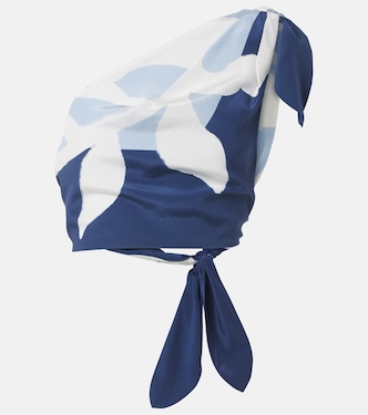 Portia floral silk crop top | SIR