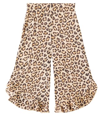 Aretha ruffled cotton wide-leg pants | Molo