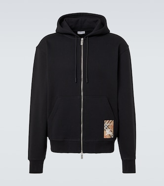 EKD zip-up cotton jersey hoodie | Burberry